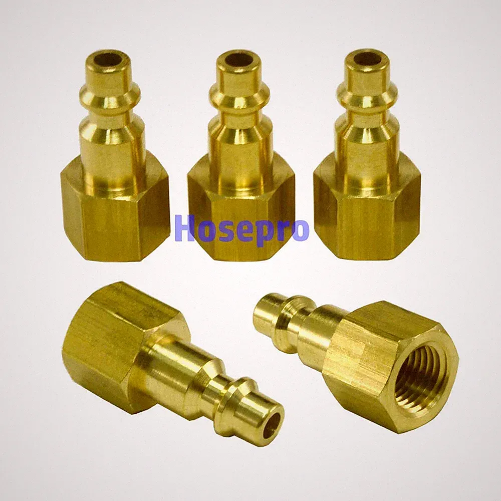 5pc 1/4 NPT Air Hose Fittings M Style Tool Line Compressor Construction Plug