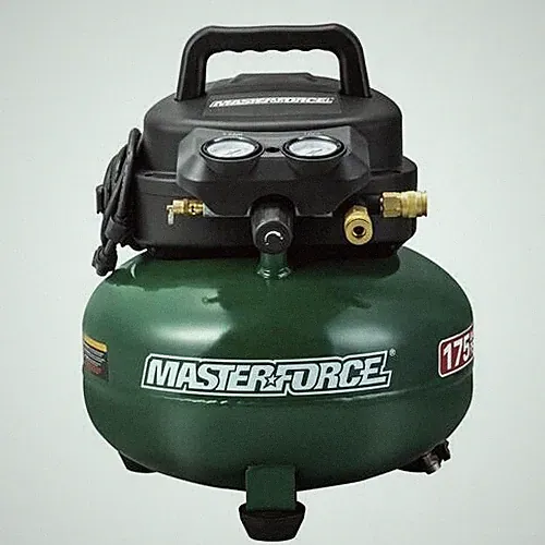 6 Gallon 175 PSI Portable Electric Pancake Air Compressor Tank Control Panel