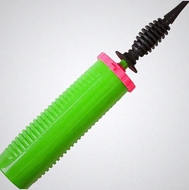 Balloon Pump Handheld Dual Action Air Inflator Manual Balloon Blower Green