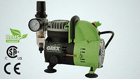 Grex AC1810-A 1/8 HP 115V Portable Piston Air Compressor
