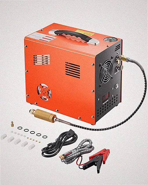 Uimoso 4500PSI PCP Air Compressor with Auto-Stop and Integrated Converter
